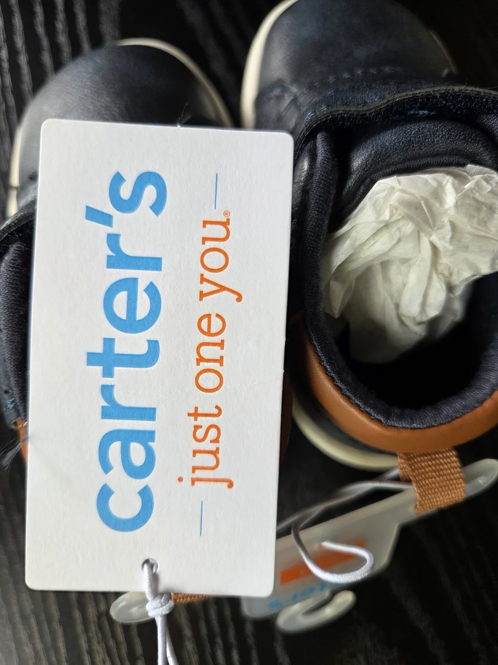 Carter's Size 4 Navy Velcro Casual Shoes